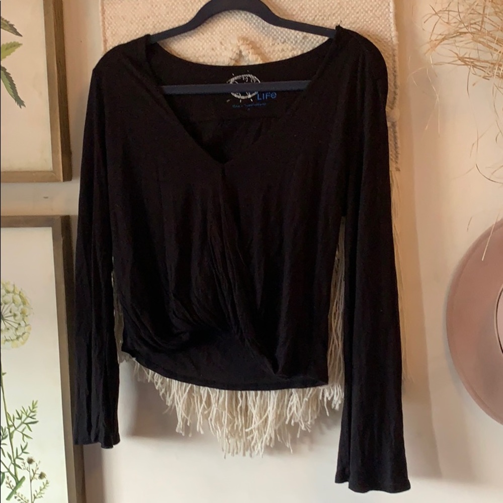 BLUE LIFE BELL SLEEVE